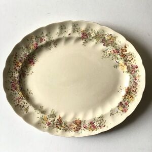 Vintage 1984 Johnson Brothers Lark Rise to Candleford Oval Serving Platter
